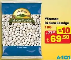 YÖREMCE İRİ KURU FASULYE 1 KG fiyat ve kampanya bilgisi